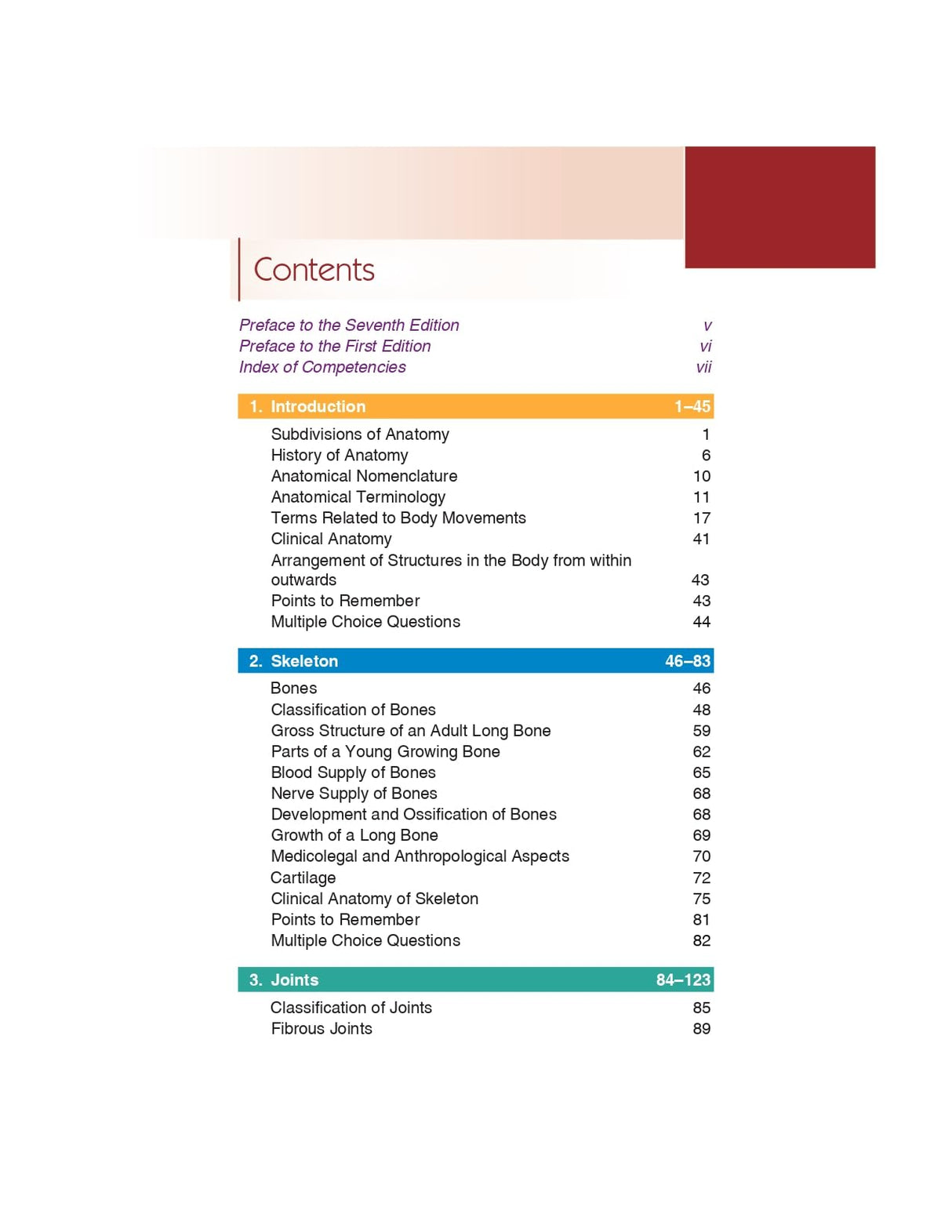 BD Chaurasia’s Handbook of General Anatomy 7/e