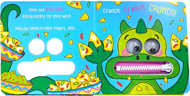 Wobbly Eye Zipper Snackasaurus
