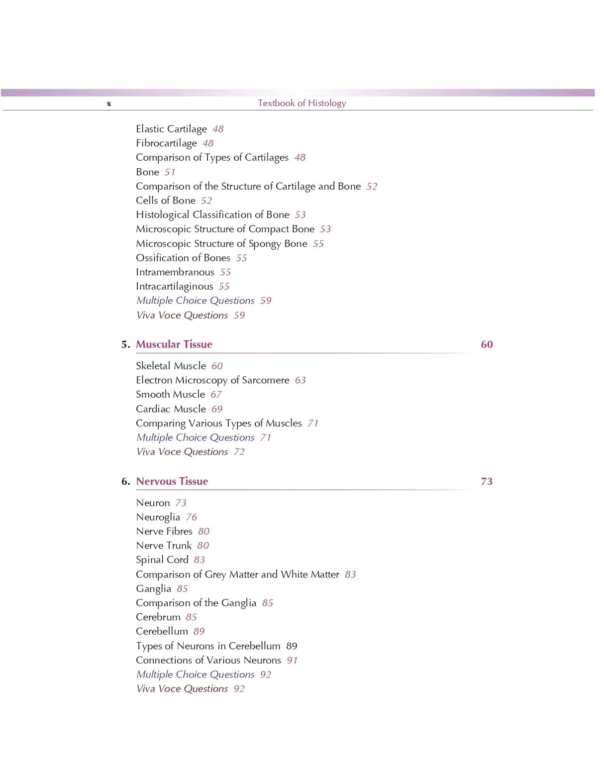 Textbook of Histology COLOUR ATLAS, 6/e