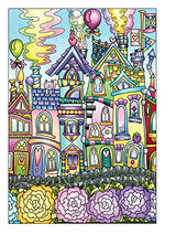 Creative Haven Whimsical Houses Coloring Book