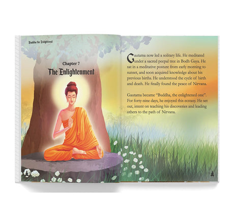 Buddha: The Enlightened- Illustrated Stories From Indian History And Mythology - Retail Maharaj