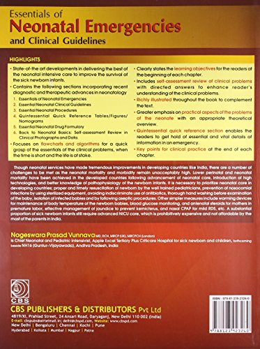 ESSENTIALS OF NEONATAL EMERGENCIES AND CLINICAL GUIDELINES FOR THE IMPROVED SURVIVAL OF THE SICK OF THE NEWBORN (PB 2013)