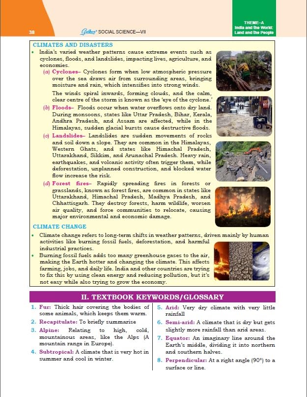 Golden Social Science Study Material Based on NEW NCERT EXPLORING SOCIETY: INDIA AND BEYOND Class-7 | CBSE 2026 Exams | NCERT Textual Question | Sample Q. Papers | Objective Type Question | MCQs