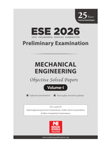 ESE 2026 : Preliminary Exam: Mechanical Engineering Volume-I | Chapterwise & Topicwise Objective Solved Papers | 25 Years Solved PYQs 2001-2025| UPSC ... Examination | Fully Solved | By Made Easy - Retail Maharaj
