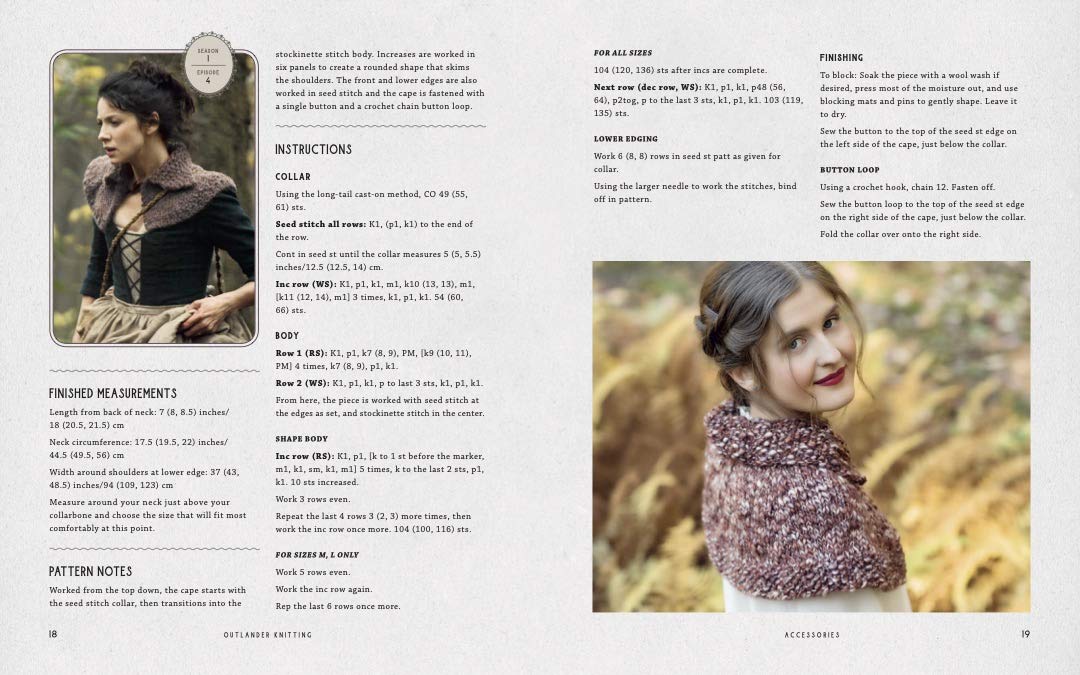 Outlander Knitting: The Official Book of 20 Knits Inspired by the Hit Series