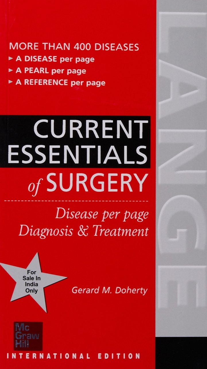LANGE CURRENT ESSENTIALS OF SURGERY