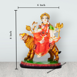 Durga Murti - 8 x 6 Inches | Resin Statue/ Durga Mata for Pooja - Retail Maharaj