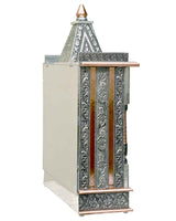 Ghar Mandir: Wall-Hung Aluminium & Copper Mandir (28" x 21")
