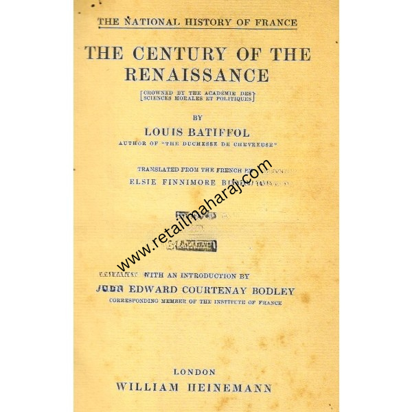 The Century of the Renaissance 1st edition - Retail Maharaj