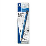 Staedtler Mars Lumograph Soft Graphite Pencil Set 6 Grades 8B to HB for Sketching and Shading - Retail Maharaj