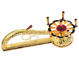 Aarti Diya Stand Deluxe 6 Diya