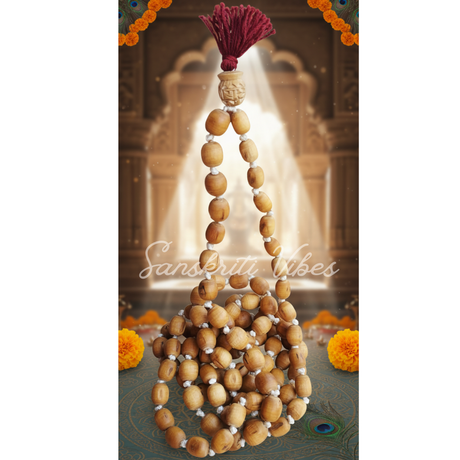 ISKCON Shyama Tulsi Japa Mala – 108+1 Barrel Beads | Super Fine Quality Prayer Beads for Meditation - Retail Maharaj