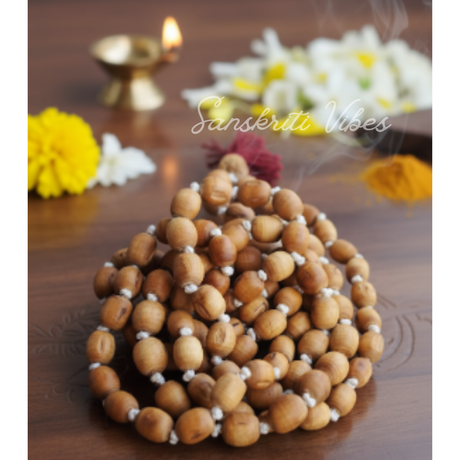 ISKCON Shyama Tulsi Japa Mala – 108+1 Barrel Beads | Super Fine Quality Prayer Beads for Meditation - Retail Maharaj