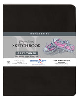 Stillman Birn Grey Nova Series Medium Grain Sketchbook Open Stock