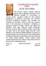 GOVERNANCE IN ANCIENT INDIA - Retail Maharaj