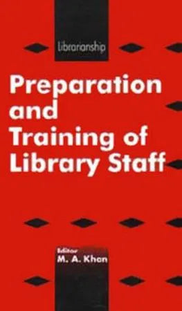 Preparation and Training of Library Staff - Retail Maharaj
