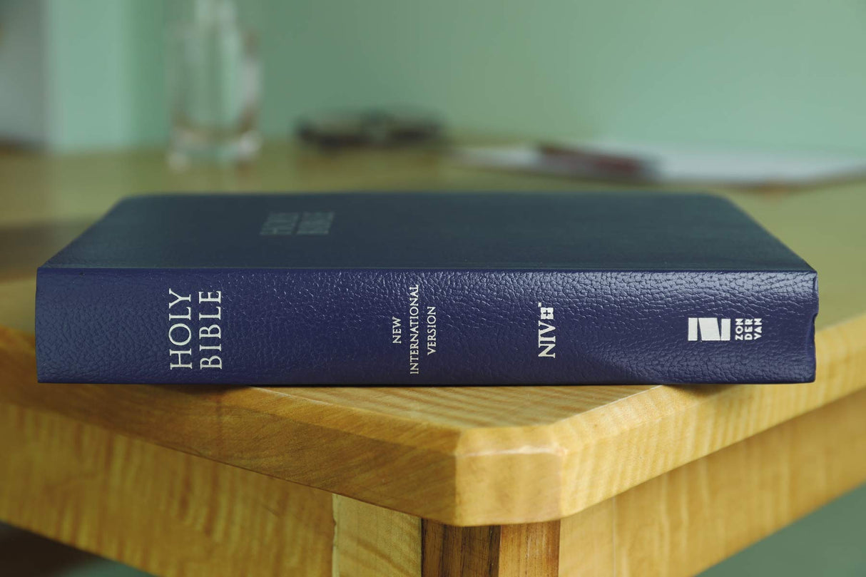 Niv, Gift And Award Bible, Leather-Look, Blue, Red Letter Edition, Comfort Print