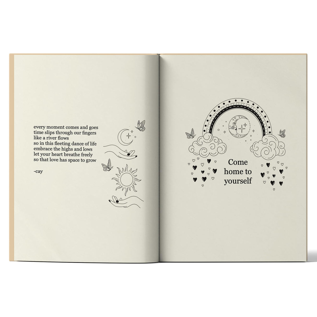 Glimmers: Your Daily Journal For Positive Reflection | Includes Poetry, Prompts, and Reflections to Spark Joy, Gratitude, Healing, and Inner Peace