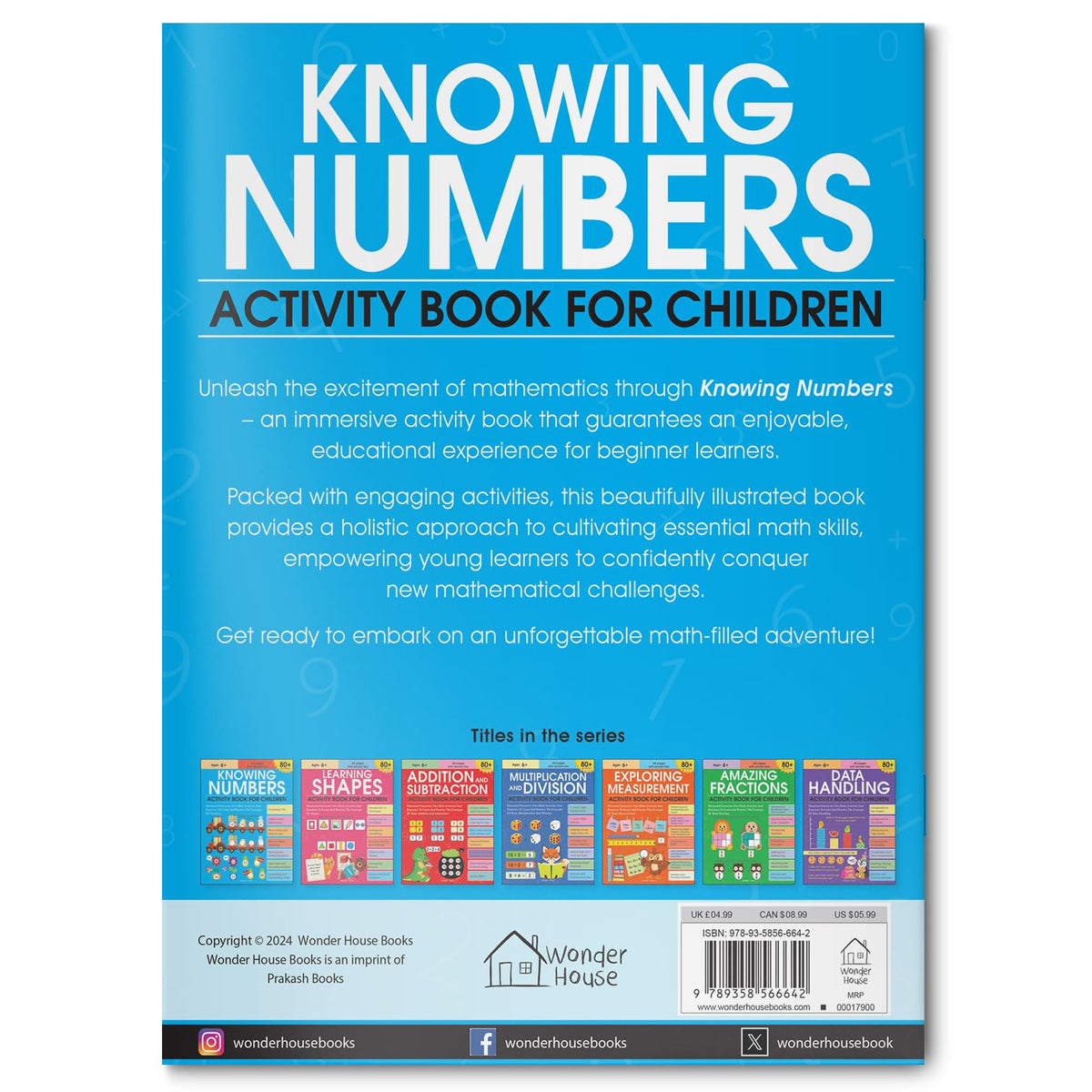 Knowing Numbers: Activity Book for Children | Learn Counting, Number ...