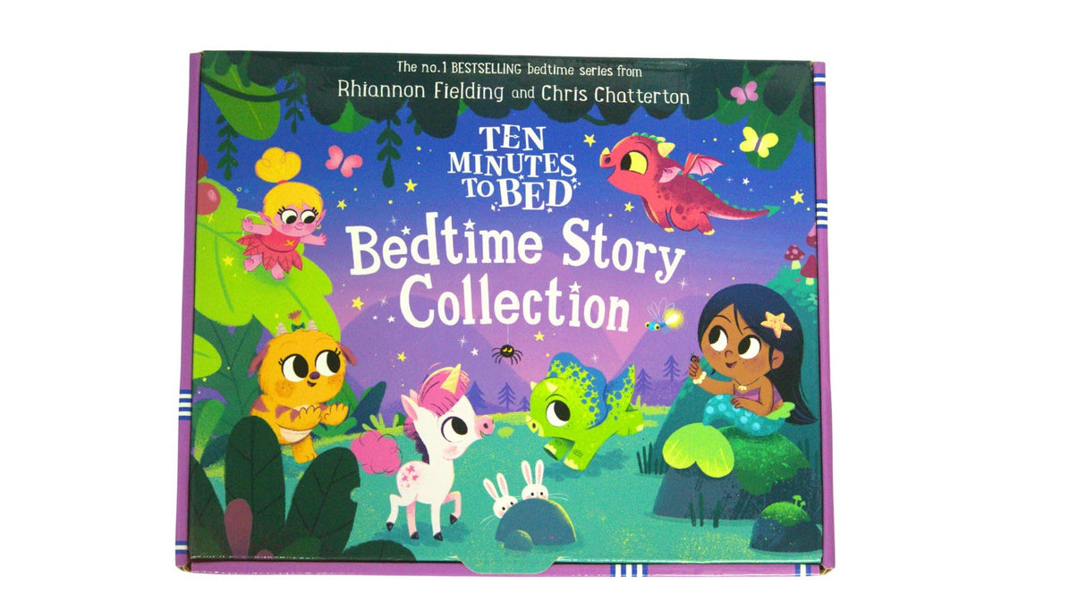 Ten Minutes to Bed: Bedtime Story Collection - 6 Books Pizza Box Set (Little Dinosaur, Little Monster, Little Mermaid, Little Unicorn and More)