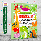 Hello Friend Books Little Artist Dinosaur Colouring Book: Jumbo Copy Colouring - Practice Drawing, Painting and Colouring with Reference for Kids - Retail Maharaj