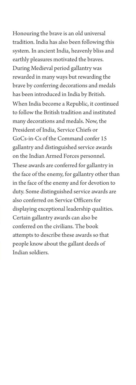 Honours and Awards of the Indian Armed Forces - Retail Maharaj