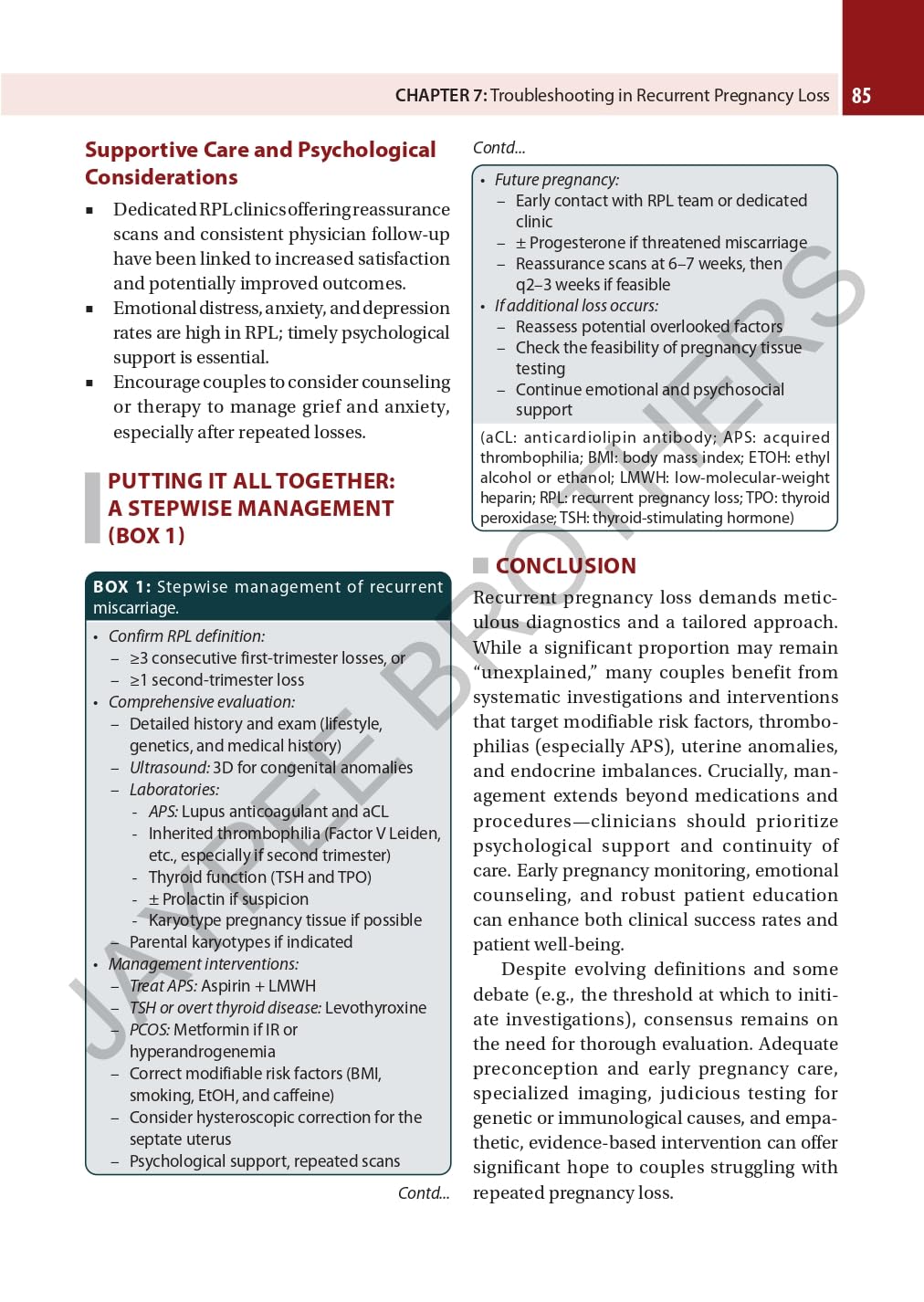 TROUBLESHOOTING IN ASSISTED REPRODUCTIVE TECHNOLOGY