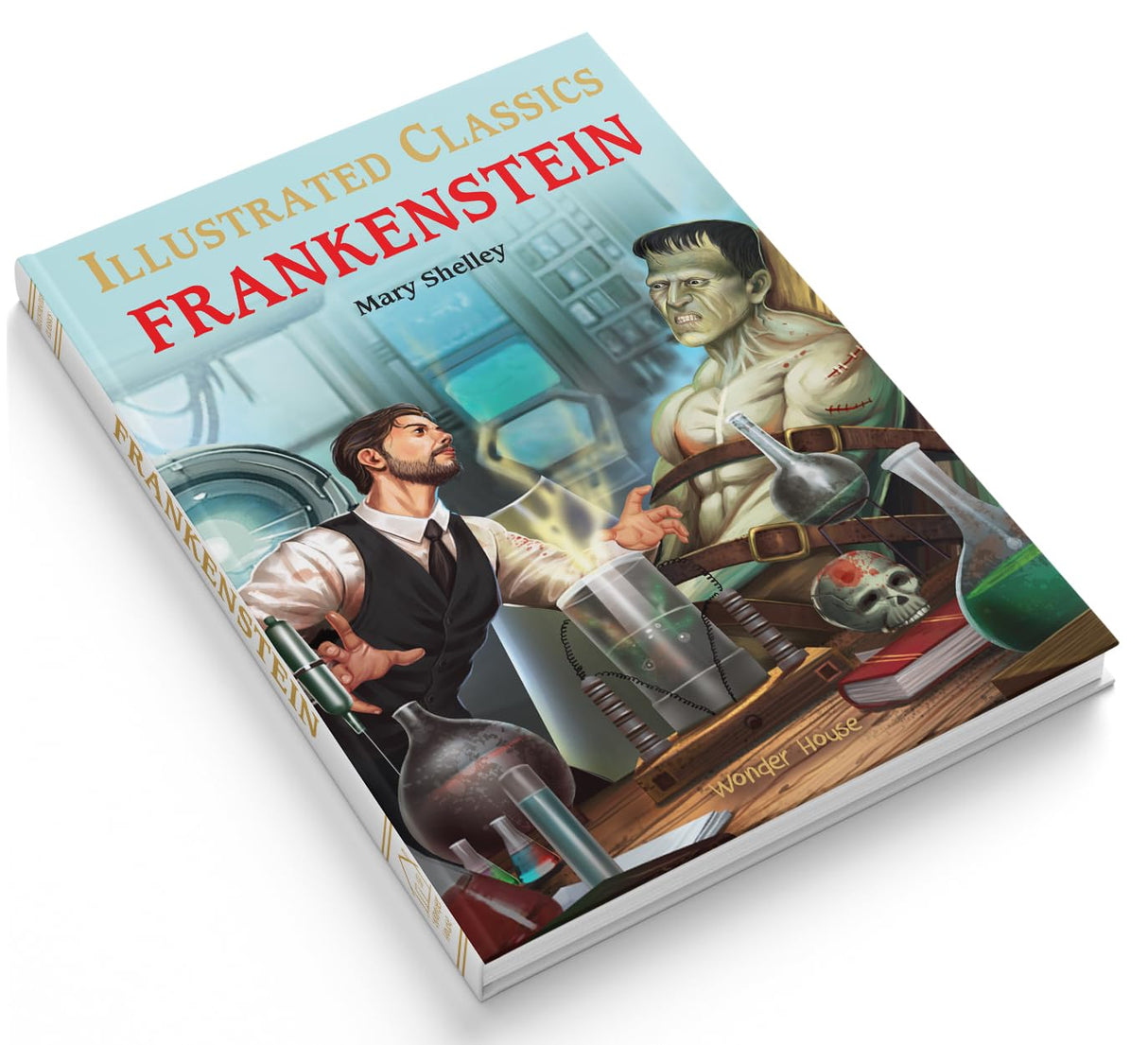 Frankenstein : Illustrated Abridged Children Classics English Novel with Review Questions - Retail Maharaj