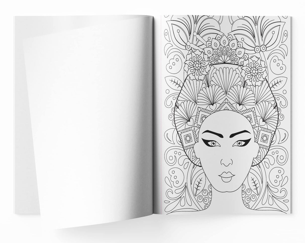 High Street Fashion Coloring book for adults - Retail Maharaj