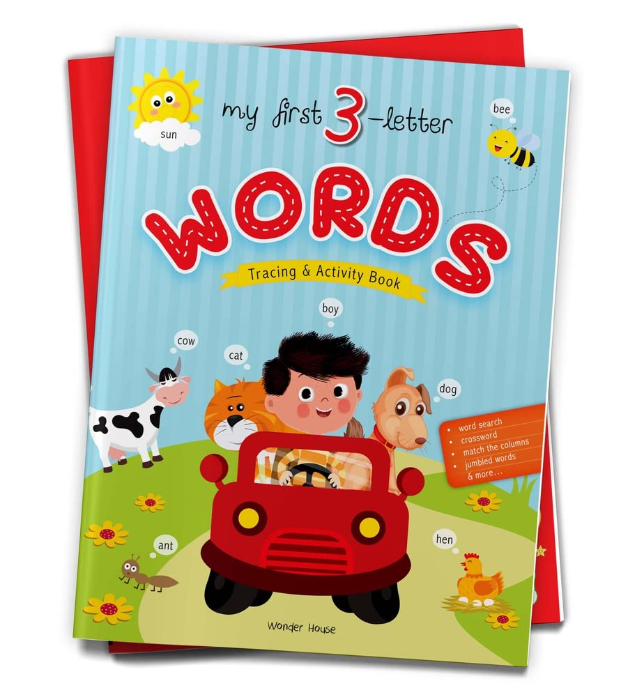 My First 3-Letter Words: Tracing and Activity Book for Kids | Learn to Read, Write & Recognize Words | Ages 3–5 | Early Literacy Made Fun - Retail Maharaj