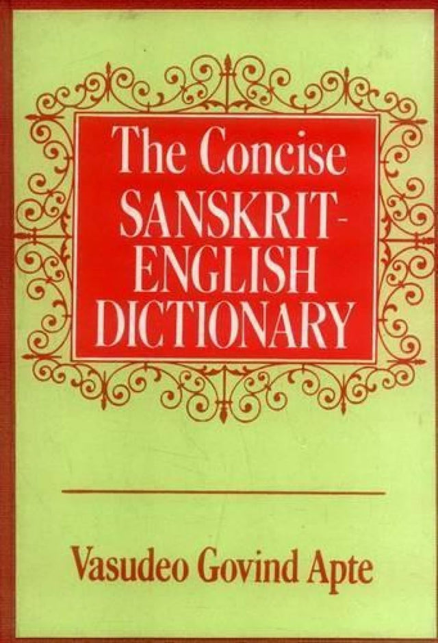 The Concise Sanskrit-English Dictionary - Retail Maharaj