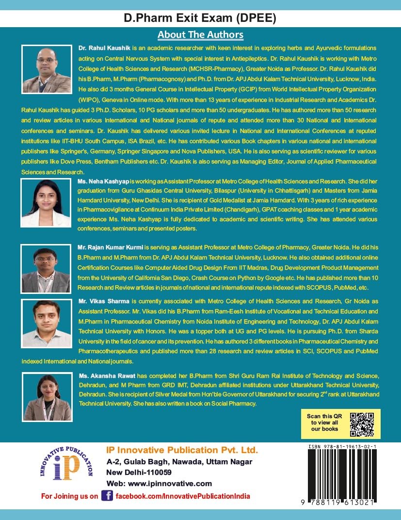 D.Pharm Exit Exam (DPEE)