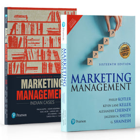 Combo Books – Marketing Management, (16th Edition) + Marketing Management: Indian Cases, (2nd Edition) | Set of 2 Books | MBA & Business Enthusiast | - Pearson - Retail Maharaj