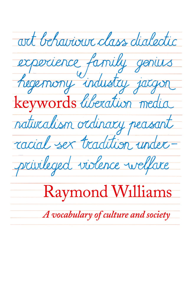 Keywords: A Vocabulary of Culture and Society - Retail Maharaj