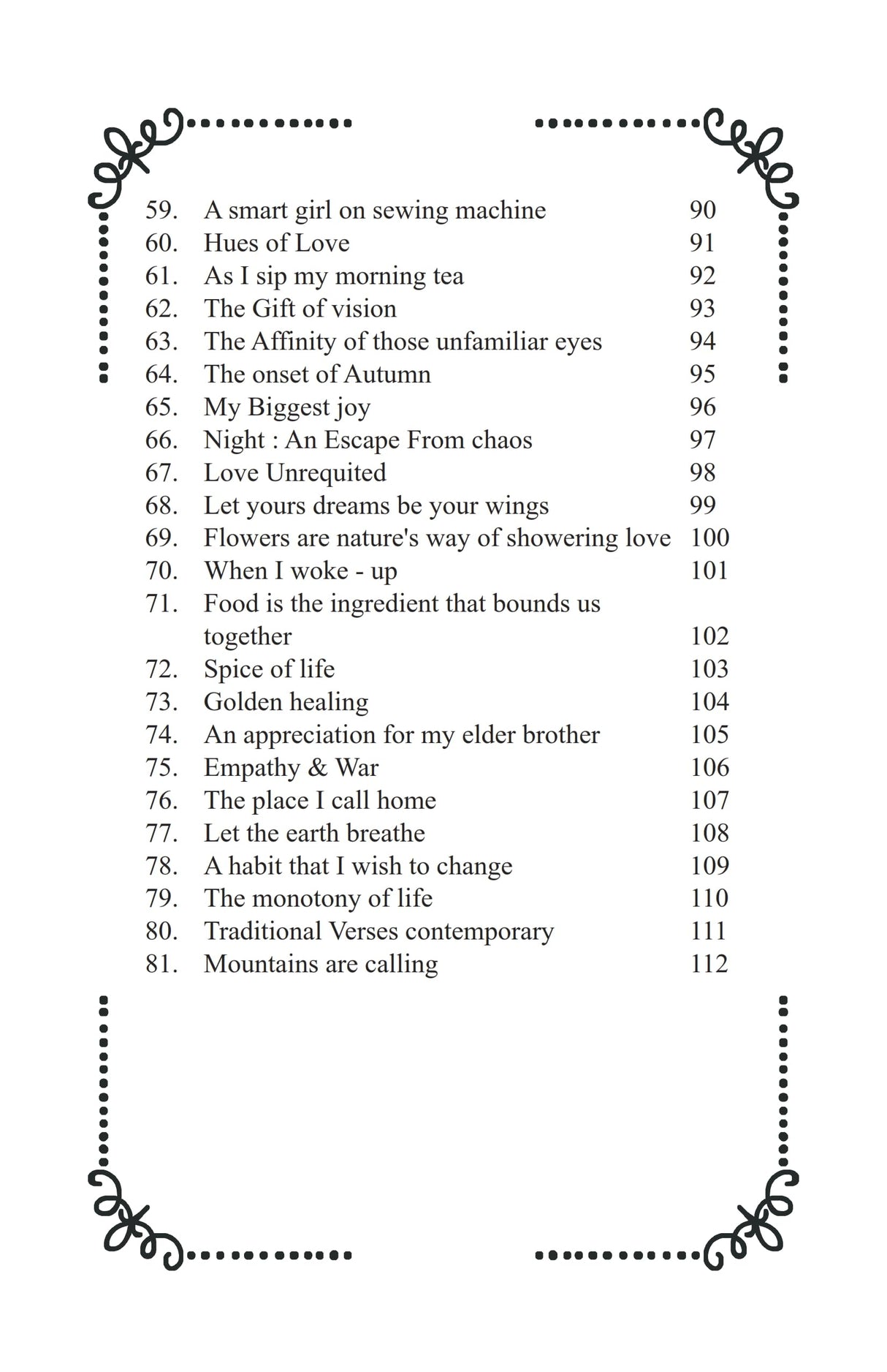 IMPRESSIONS & CELEBRATIONS