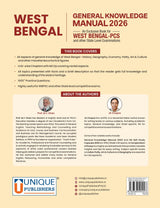 West Bengal General Knowledge Manual 2026 by J.K. Chopra | For Revised & Updated GK Book for WBPSC, State PCS, WBSSC, Banking, Railways & All Competitive Exams