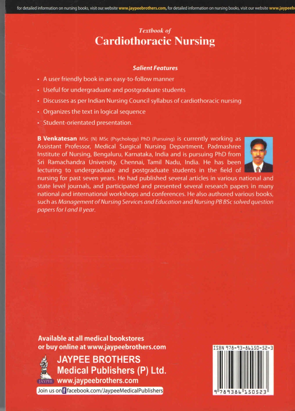 Textbook of Cardiothoracic Nursing