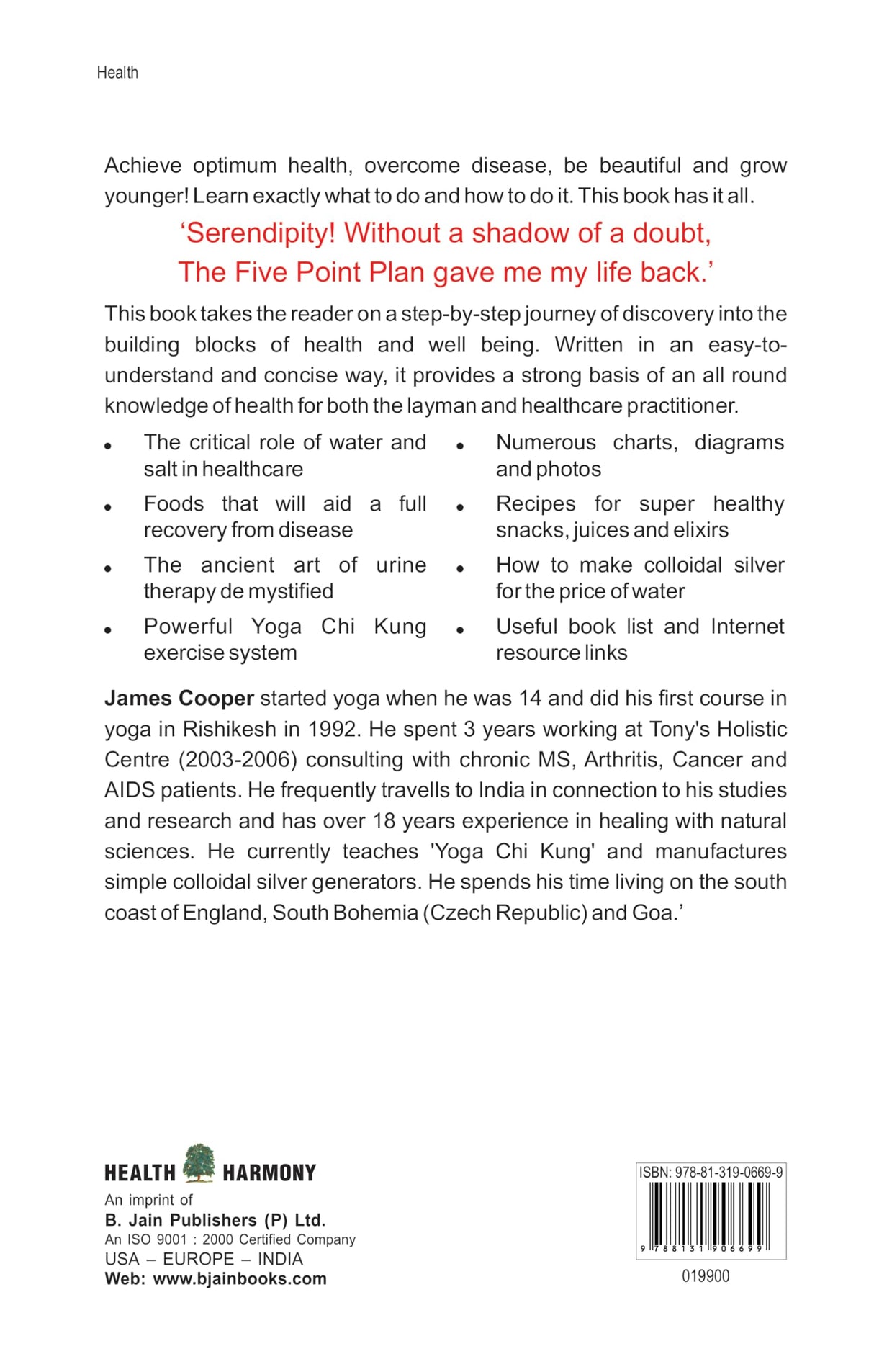 The Five Point Plan - Simple Truths for Healthy Living - Retail Maharaj