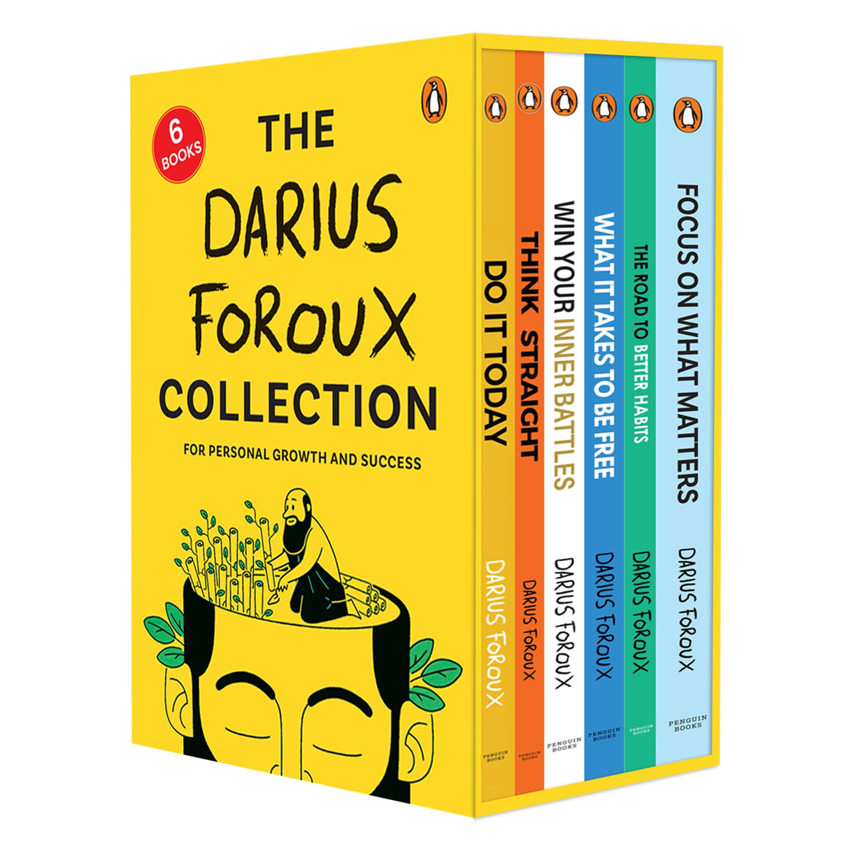 The Darius Foroux Collection For Personal Growth & Success (Box set): A Six Books Boxset Featuring all of Darius Foroux's Bestsellers | 6 Bestselling Books on Habits, Focus, and Inner Growth—Your Complete Toolkit for a Better Life