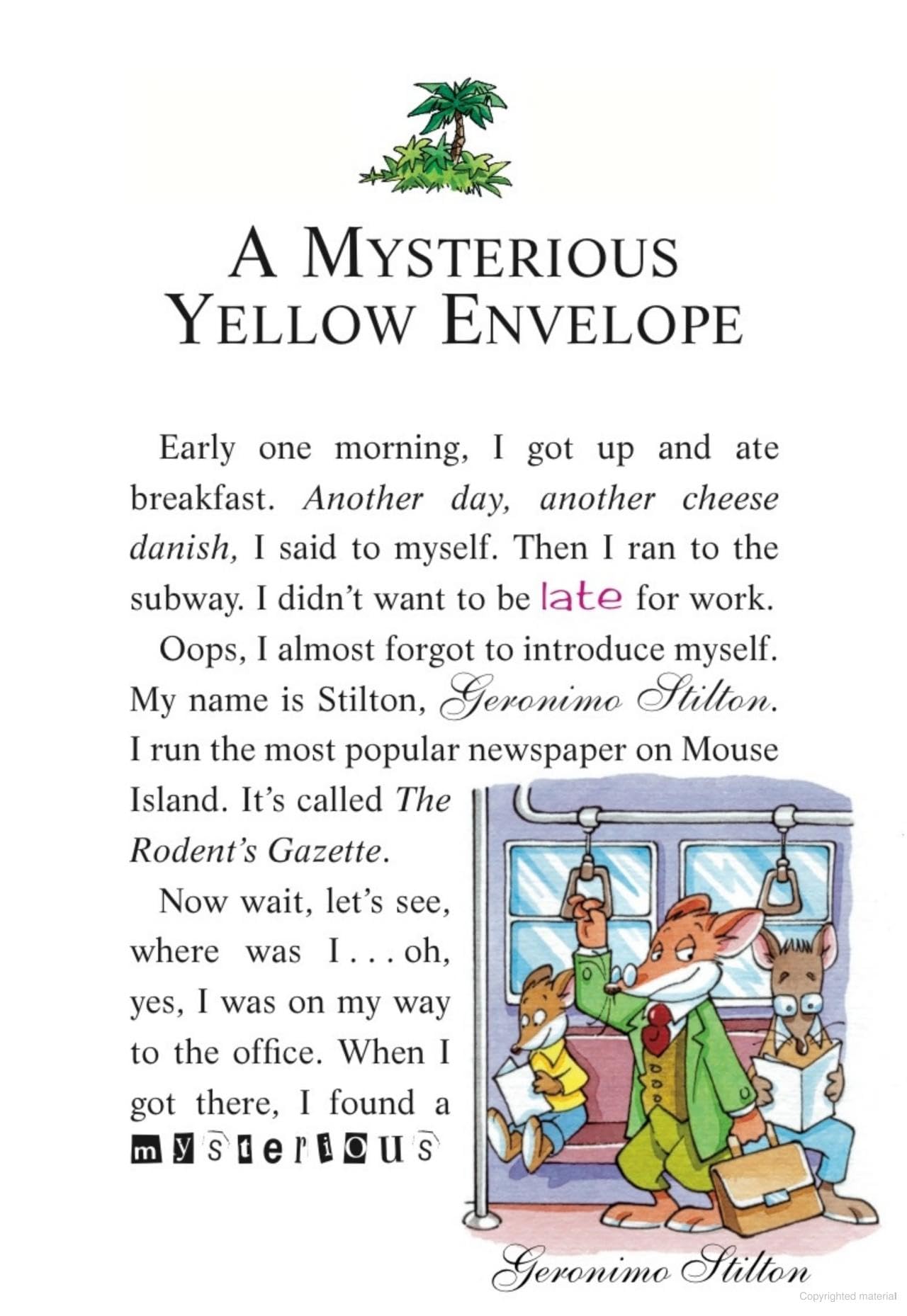 GERONIMO STILTON #14 THE TEMPLE OF THE RUBY OF FIRE