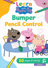 Peppa Pig: Learn With Peppa: Bumper Pencil Control | Draw Patterns and Shapes | | 60 Pages of Tracing Practise | Activity Book for Toddlers | Ages 3+