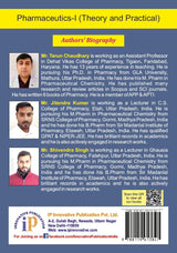 Pharmaceutics-I (Theory and Practical) As Per Latest PCI Regulation For B.Pharm 1st Semester Students
