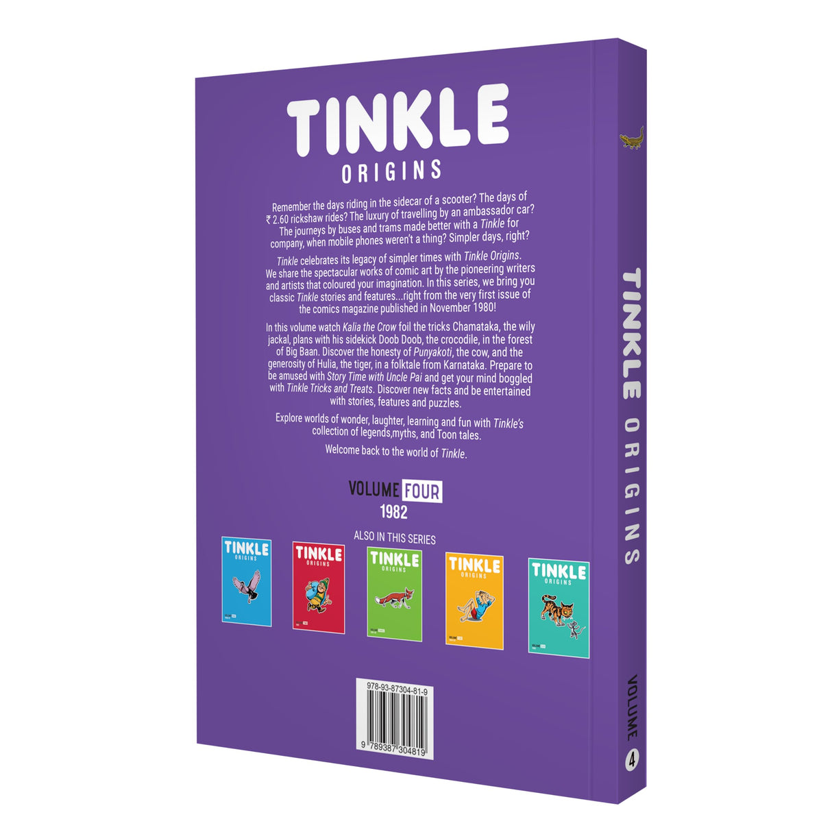 Tinkle Origins Volume 4. 1982 - Retail Maharaj