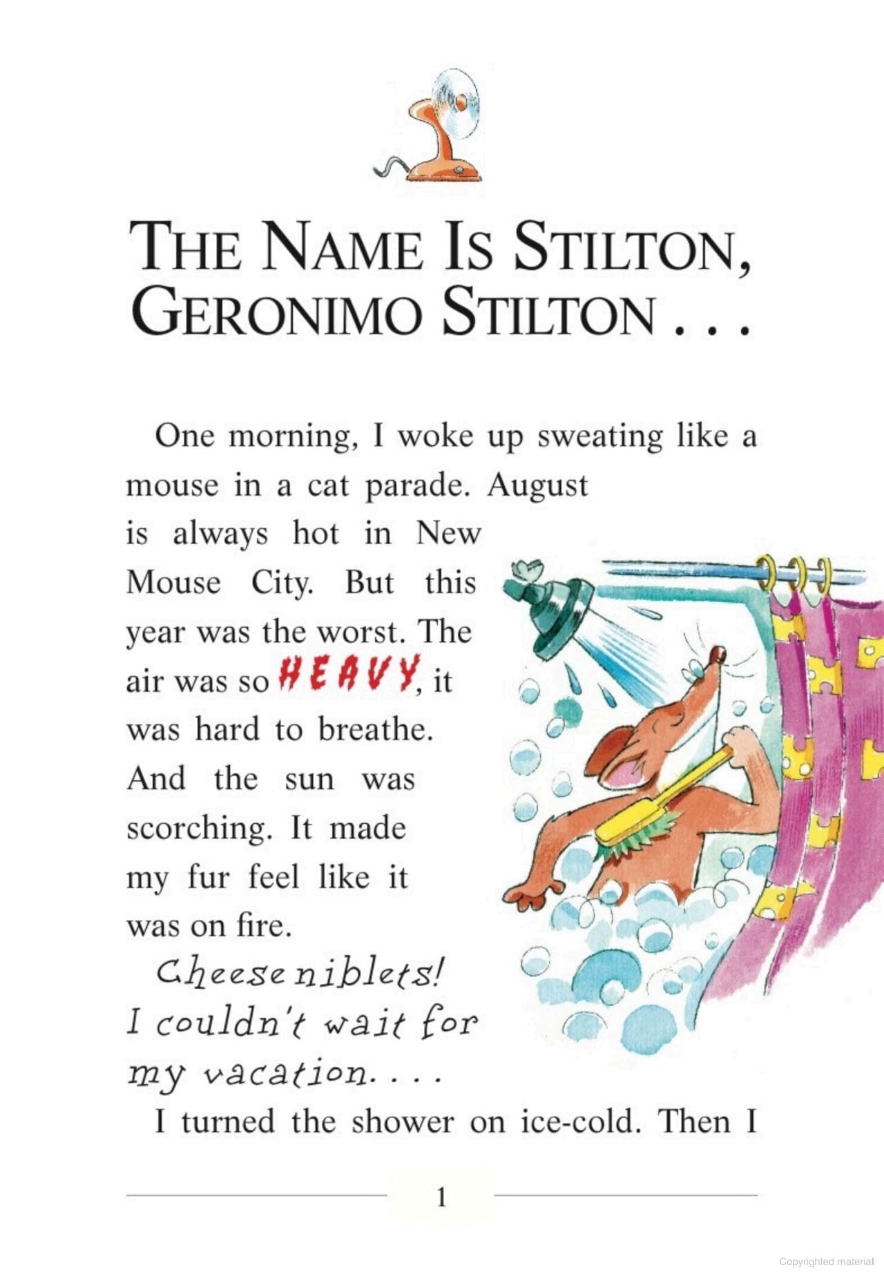 GERONIMO STILTON # 09 A FABUMOUSE VACATION FOR GERONIMO