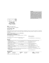 Forensic Psychiatry, 2/e