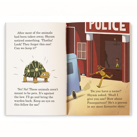Passepartout Is That You? (Hook Books): A Detective Story of a Missing Tortoise Set in Tamil Nadu | Ages 5+ - Retail Maharaj