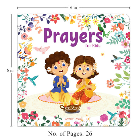 Prayers for Kids – Illustrated Prayer Book for Children: Simple Daily Prayers in English, Hindi & Sanskrit for Easy Understanding | Introduces Faith, ... Readers | Ages 3+: Prayers in Three Languages - Retail Maharaj