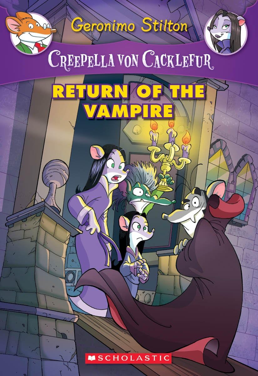 CREEPELLA VON CACKLEFUR#04 RETURN OF THE VAMPIRE [Paperback] GERONIMO STILTON - Retail Maharaj