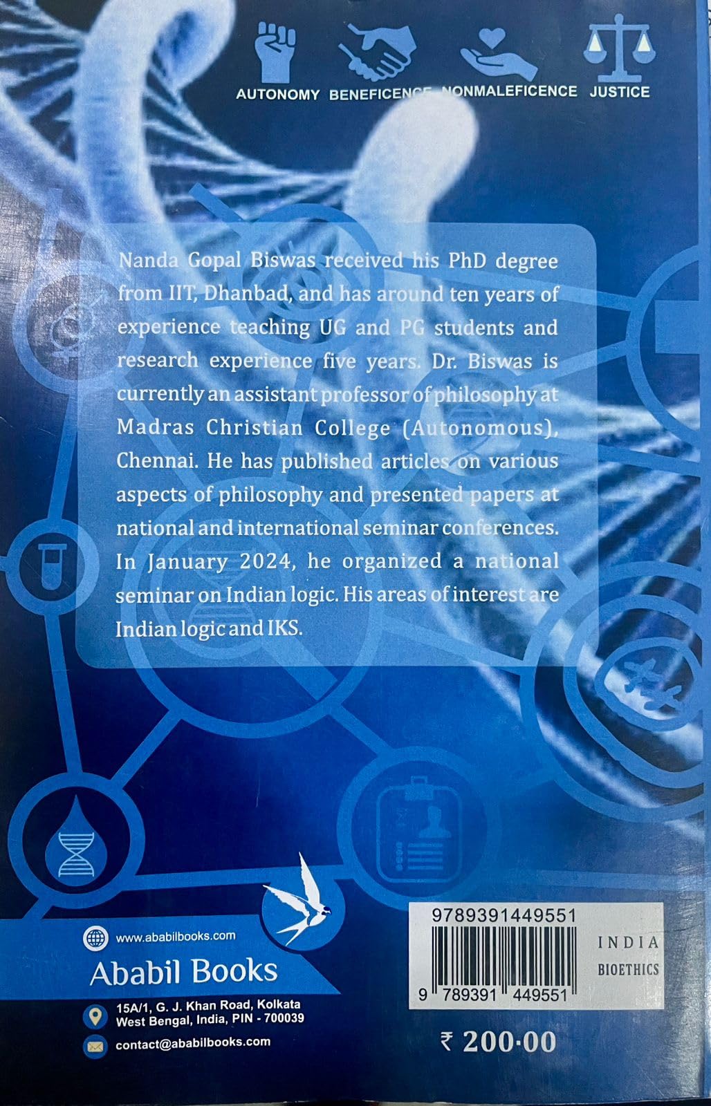 Bioethics A Very Short Introduction - Retail Maharaj