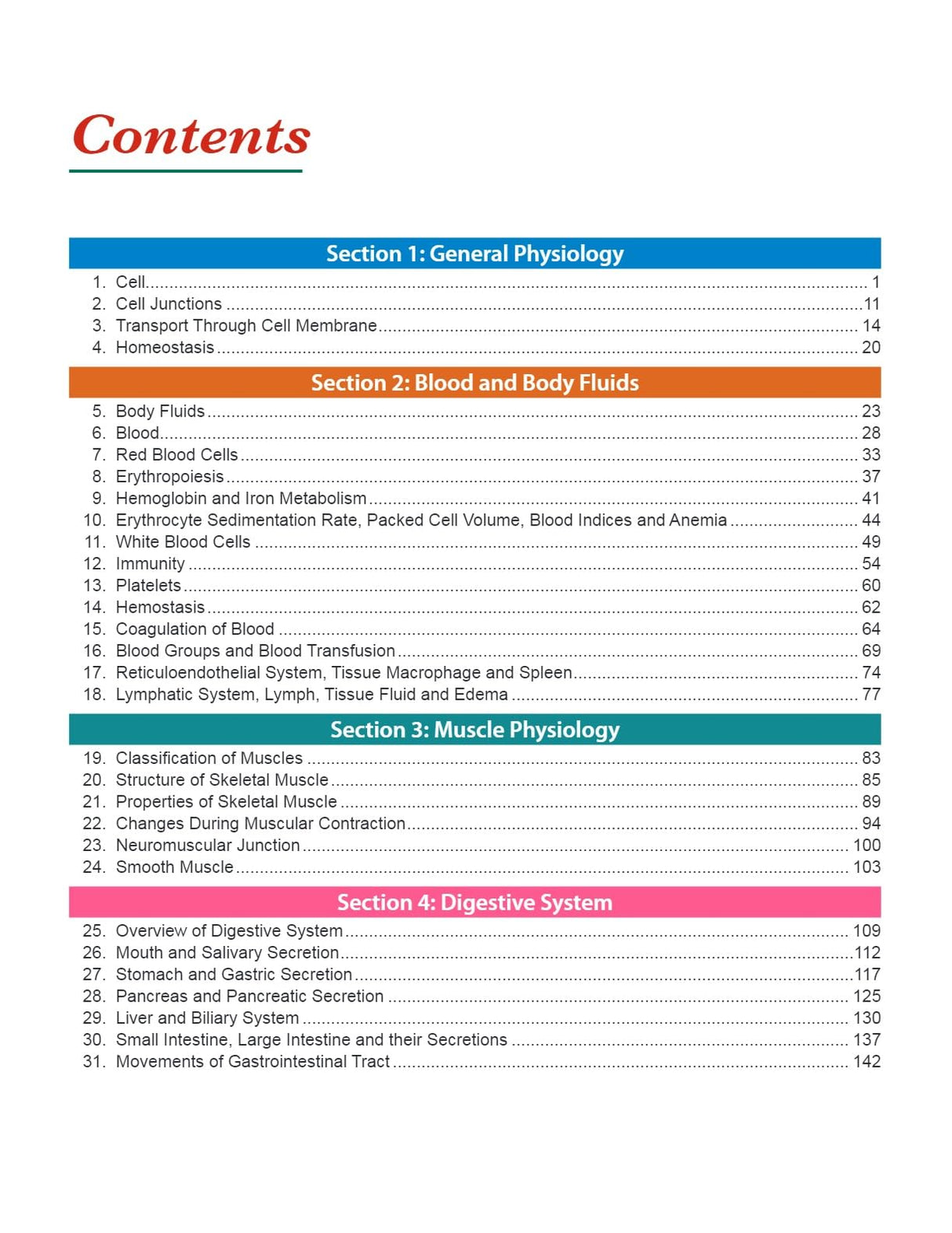 Essentials of Physiology for Paramedical Students